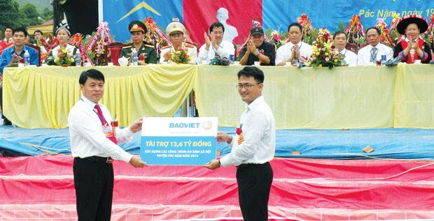 Tập đoàn Bảo Việt dành 35 tỷ đồng đầu tư cho huyện Pác Nặm